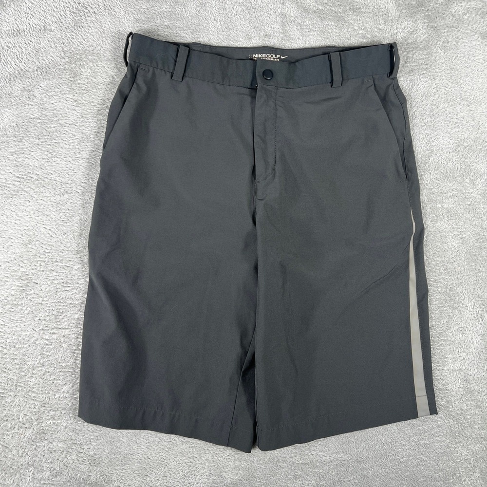 Nike Golf Tour Performance Shorts Mens 30 Grey Dri Fit Stretch Athleisure Active